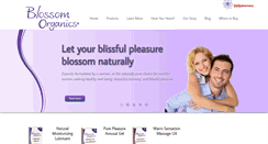 Desktop Screenshot of blossom-organics.com
